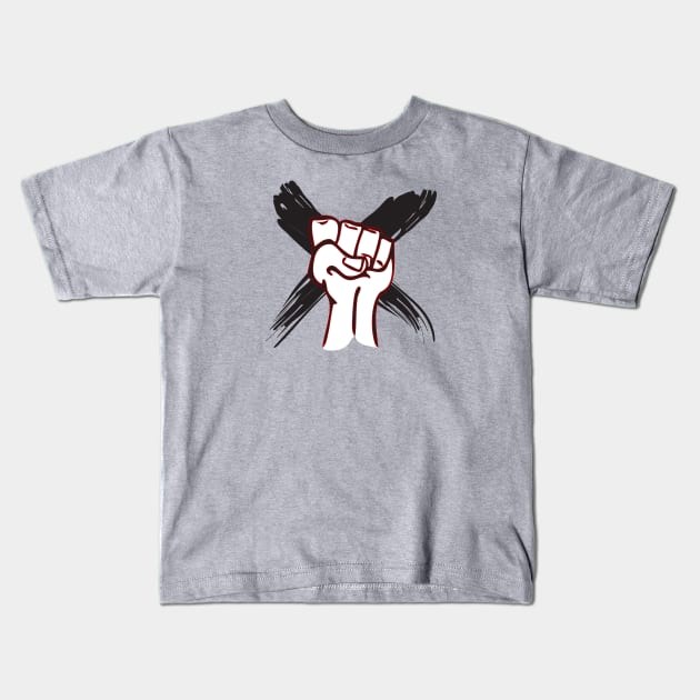 Strong Fist Kids T-Shirt by THP Creative